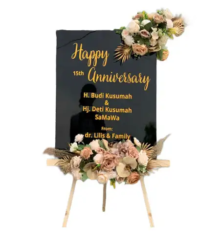 Papan Bunga Akrilik Carangwulung